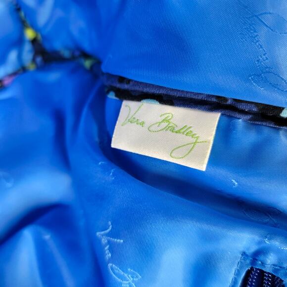 Vera Bradley Indigo Pop Quilted Cotton Convertible Backpack Tote Bag Floral main image 5
